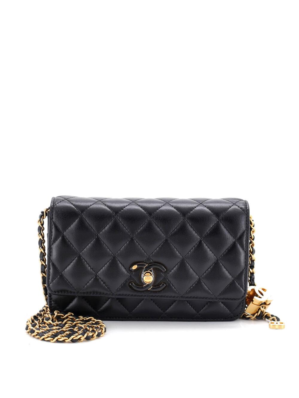 Chanel Enamel Multi Cc Wallet On Chain #376831C49B